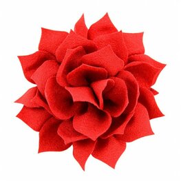 Haarspeldje flower - Rood