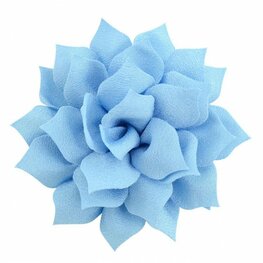 Haarspeldje flower - Blauw