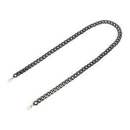 Tas riem / bag strap  long chain - Zwart