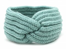 Headband twist - Blauw