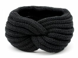Headband twist - Zwart