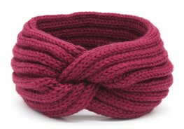 Headband twist - Paars