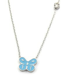 Ketting vlinder blauw