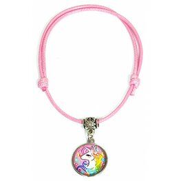 Armband eenhoorn - Licht roze