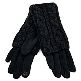 Handschoenen knitted -  Black