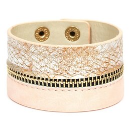 Armband rits - Roze