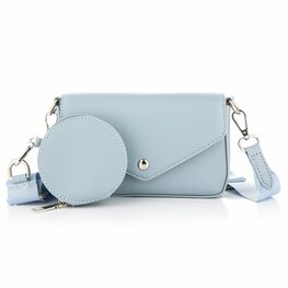 Tas met coin purse - Blauw