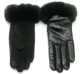 Handschoenen metalic - Zwart