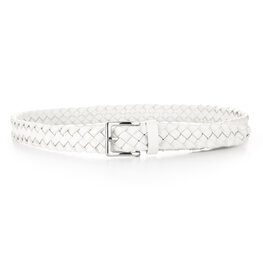 Riem braided - Wit