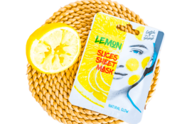Catch & shine lemon slice sheet mask