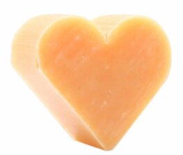 Gastenzeepje hart - Orange & Warm Ginger