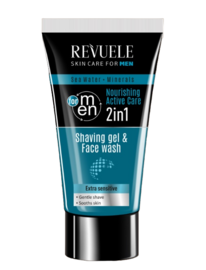 Revuele skin care for men Shaving Gel and Face Wash 2in1