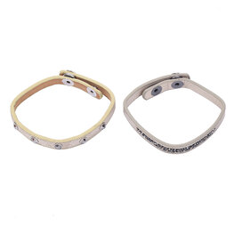 Armbanden set bling - Goud