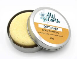 Shampoo bar dry hair in blikje