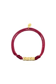 Armband satin kisses - Rood