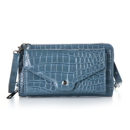 Portemonnee/clutch  snake - Blauw