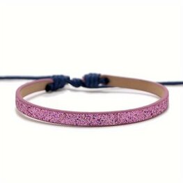 Armband glitter - Licht Roze