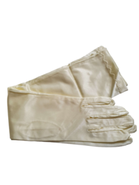 Bruids/gala handschoenen - Zacht geel