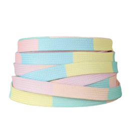 Regenboog veters pastel