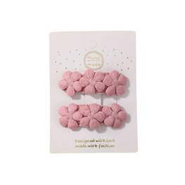 Haarspeldjes madelief - Roze