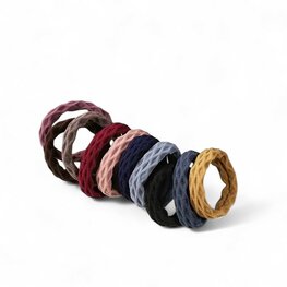 Set haarelastieken wafel - 20 stuks