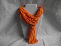 Oranje glitter shawl
