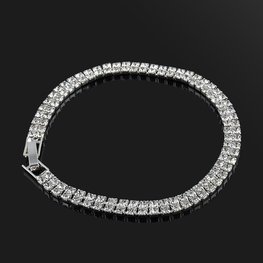 Strass armband 2 rijen