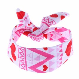 Baby/kinder Knoop haarband hearts