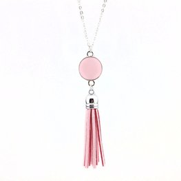 Ketting tassel - Roze