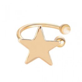 Earcuff star - Goud