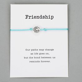 Giftcard met armband friendship