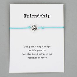 Giftcard met armband friendship