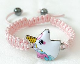 Armband eenhoorn/unicorn -Licht Roze