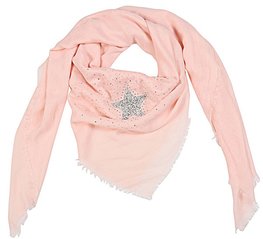 Sjaal strass star - Roze