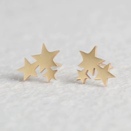 Oorknopjes Stars - Goud