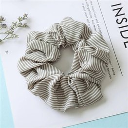Scrunchie streep - Bruin