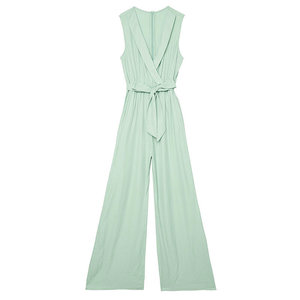 langs Vervelend Kloppen Jumpsuit pastel groen - Maat M - Bijoux for me